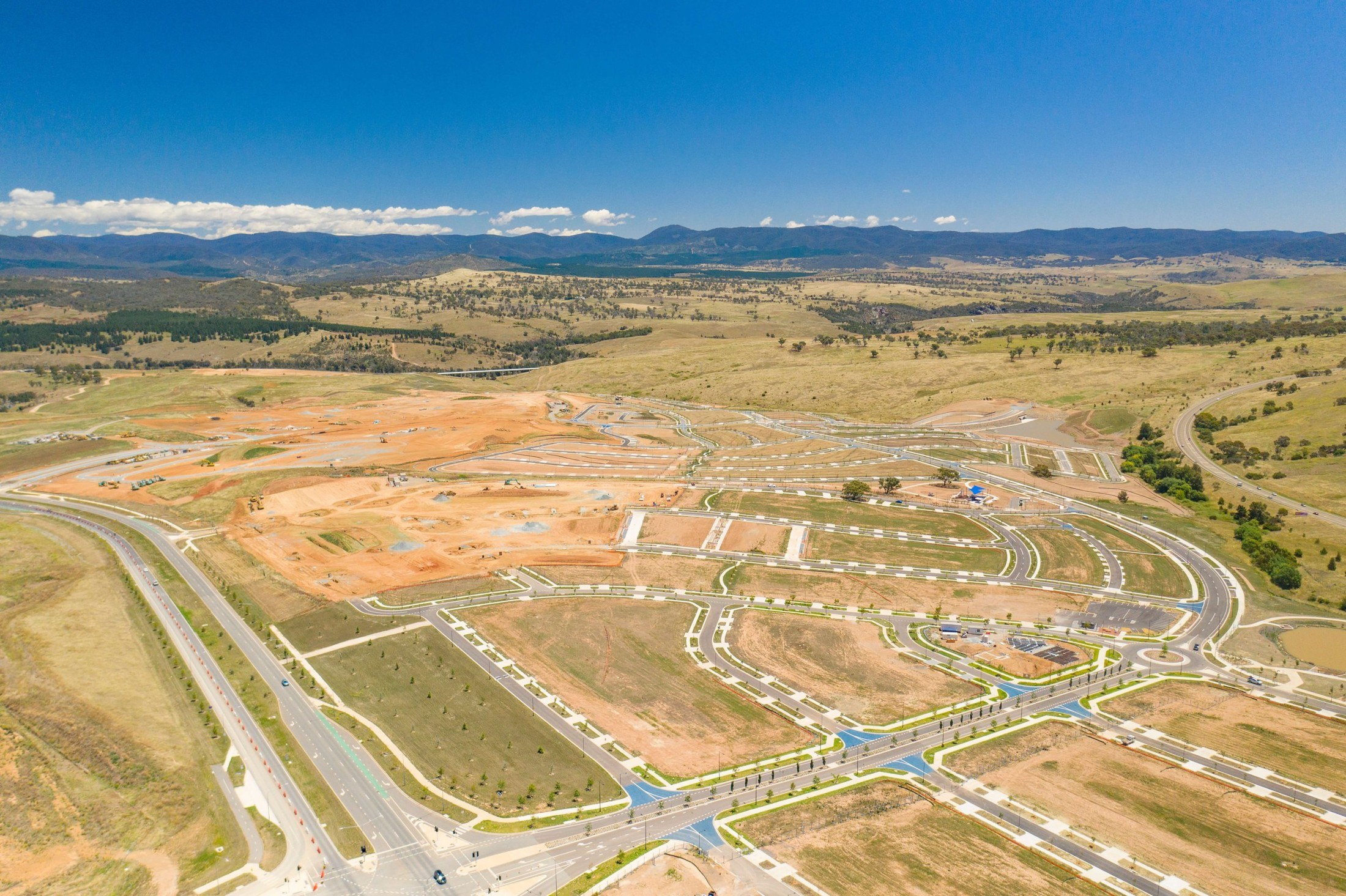 A rural subdivision site